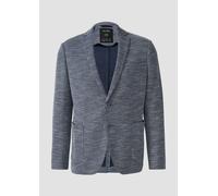 s.O JOGG: Regular-Fit-Sakko aus meliertem Bouclé-Jersey 54 blau 2171177.53W2.54