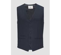 s.O PURE: Anzugweste aus Viskosestretch 98 blau 2157060.59W1.98