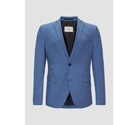 s.O PURE: Superelastisches Anzugsakko in Wolloptik 54 blau 2150881.53W1.54