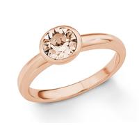 s.Oliver 2018666 Damenring Silber rose Swarovski® Kristall