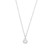 s.Oliver 2034154 Damen Collier Smiley Sterling-Silber 925 Silber 40 cm