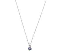 s.Oliver 2034171 Mädchen Collier Blüte Silber Bunt 40 cm