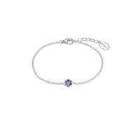 s.Oliver 2034174 Mädchen Armband Blüte Silber Bunt 16 cm