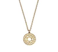 s.Oliver 2034183 Damen Collier Herz Chakra Gold 45 cm