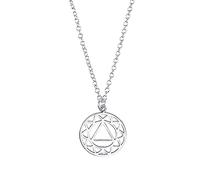 s.Oliver Collier 2034184 Solarplexus Chakra Silber 45 cm Damen