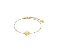 s.Oliver 2034189 Damen Armband Lotusblume Gold 20 cm