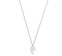 s.Oliver 2034291 Damen Collier Best Sterling-Silber 925 Silber 45 cm