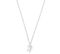 s.Oliver Halskette mit Anhänger Friends 2034292 – 925er Silber Herz Damen 43 cm 1,4 mm