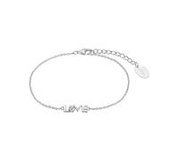 s.Oliver 2034344 Damen Armband Love Silber Weiß 20 cm