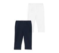 2er-Pack Capri-Leggings 104 weiß|blau 2179542.0100.104