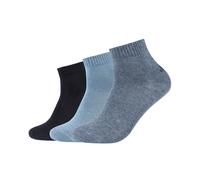 s.Oliver Unisex-Quarter-Socken im 3er-Pack blau 43 - 46