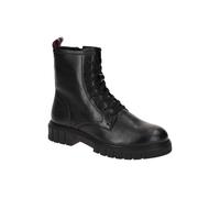 s.Oliver Damen Schnürstiefel ohne Absatz aus Leder Winter, Schwarz (Black), 41 EU