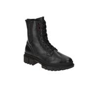 s.Oliver Damen Stiefeletten ohne Absatz zum Schnüren Vegan, Schwarz (Black), 39 EU
