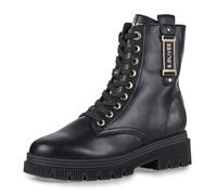 s.Oliver Stiefeletten Damen schwarz gold Boots dünn gefüttert 5-25262 für Damen, schwarz, Gr. 38 EU