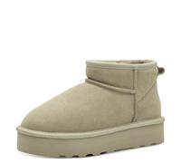 s.Oliver Damen Boots aus Leder Gefüttert, Beige (Beige), 41 EU