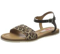 s.Oliver 5-5-28131-34, Damen Riemchensandalen, Silber (Black Leo Comb 92), 41 EU (7 UK)