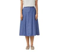 s.Oliver Red Label - Ausgestellter Midirock in A-Linie blau - Gr. - 36