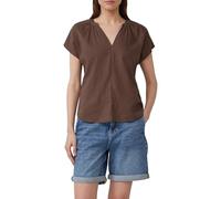 Ärmellose Bluse aus Leinenmix im Relaxed Fit 46 braun 2165750.8828.46