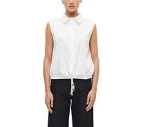 s.Oliver Ärmellose Popeline-Bluse mit regulierbarem Saum