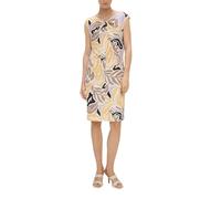 s.Oliver BLACK LABEL Damen 2147414 Kleid kurz, creme|mehrfarbig 02A4, 34