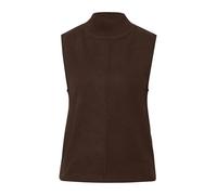 Ärmelloses Sweatshirt mit geripptem Stehkragen 44 braun 2170107.8945.44