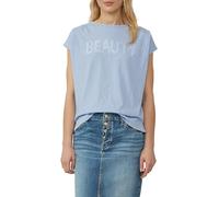 Ärmelloses T-Shirt im Relaxed Fit mit Frontprint 36 blau 2164168.50D1.36