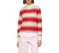 Ajour-Pullover aus Baumwollmix 46 pink|mehrfarbig 2165880.41G8.46