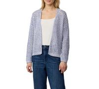 s.Oliver Ajour-Strickcardigan aus Baumwollmix blassblau 42