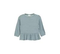 Angerautes Langarmshirt mit Rippstruktur 92 blau 2157559.52W1.92