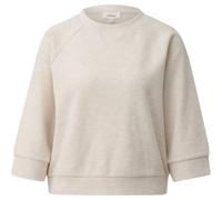 Angerautes Sweatshirt mit 3/4-Ärmeln 54 beige 2186539.80W0.54
