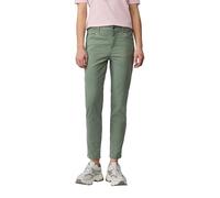 Ankle-Hose im Slim Fit aus Baumwollsatin 46 grün 2164272.7369.46