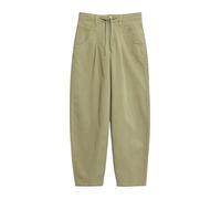 Ankle-Hose mit Garment Dye und Durchzugkordel 36 olive 2176744.7900.36