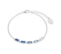 Armband für Damen, 925 Sterling Silber | Rainbow blau s.Oliver Blau 001 (Artikelnummer: 5B329/00X001)