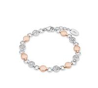 s.Oliver Armband 925 Sterling Silber/Edelstahl für Damen, Armschmuck, Motiv, Kommt in Schmuck Geschenk Box
