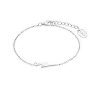 s.Oliver Armband 925 Sterling Silber Mädchen Kinder Armschmuck, 14+2 cm, Silber, Kommt in Schmuck Geschenk Box, 2034900