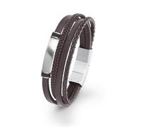 s.Oliver - Armband braun - Gr. - 21