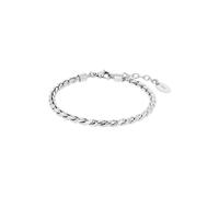 s.Oliver Armband Edelstahl Damen Armschmuck, 17+3 cm, Silber, Kommt in Schmuck Geschenk Box, 2035762