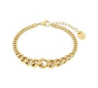 s.Oliver Armband Edelstahl Damen Armschmuck, 17+3 cm, Gold, Kommt in Schmuck Geschenk Box, 2039750