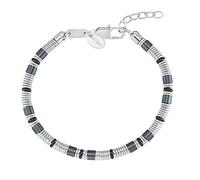 s.Oliver Armband Edelstahl Herren Armschmuck, 20+3 cm, Bicolor, Kommt in Schmuck Geschenk Box, 2031525