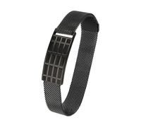 s.Oliver Armband Herren Edelstahl 2038873 Schwarz 26 cm mit Geschenkbox