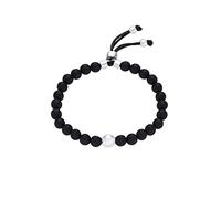 s.Oliver Armband Edelstahl Jungen Kinder Armschmuck, mit Achat, 16+2 cm, Silber, Weltkugel, Kommt in Schmuck Geschenk Box,