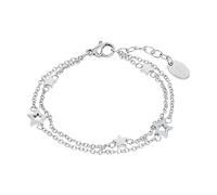 s.Oliver Armband Edelstahl Mädchen/Kinder 14+2 cm Silber, Geschenkbox