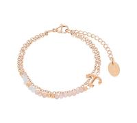 s.Oliver 2018350 Damen Armband Anker Edelstahl Rose 20 cm