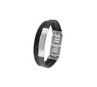 s.Oliver - Armband schwarz|silber - Gr. - 20