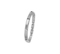 s.Oliver Armband Edelstahl Herren Armschmuck, 18,5+1,5+1,5 cm, Silber, Kommt in Schmuck Geschenk Box, 2039744