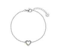 s.Oliver Bracelet - Elegantes Armband aus poliertem 925er Sterlingsilber - silber - Ankerkette verstellbar bis 13,6 cm - wasserfest & hautfreundlich