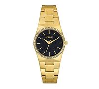 s.Oliver Damen Armbanduhr 2034588 Edelstahl IP gelbgold Zirkonia