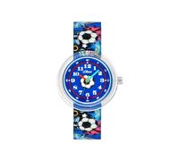 s.Oliver Armbanduhr Kinder, Quarzuhr Analog, mit Nylon/Textil Armband,3 bar Wasserdicht, Kommt in Uhren Geschenk Box