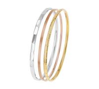 s.Oliver Armreif Edelstahl Damen Armschmuck, Trocolor, Kommt in Schmuck Geschenk Box, 2038894