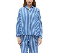 s.Oliver RED LABEL Relaxed Fit Langarmbluse aus reiner Baumwolle in Royal, Größe 36